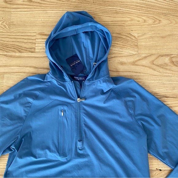 Peter Millar Crown Crafted Flex Adapt Half-Zip Jacket Windbreaker MS22EZ503 - Picture 3 of 10